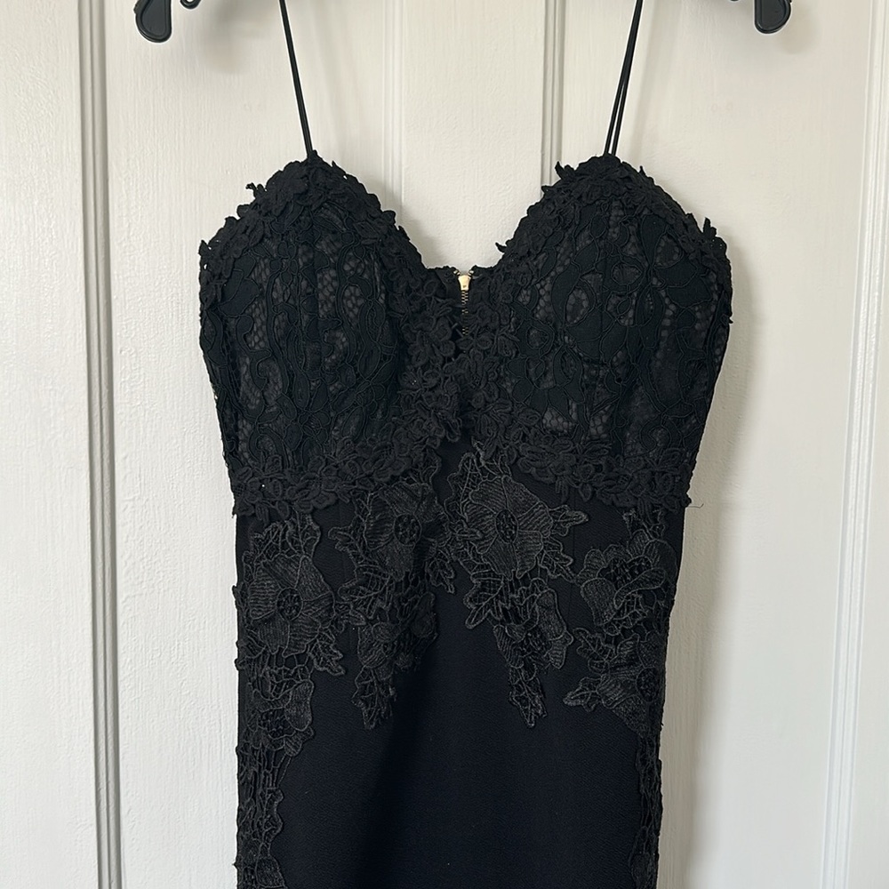 Black Cocktail Dress - Picture 4 of 5